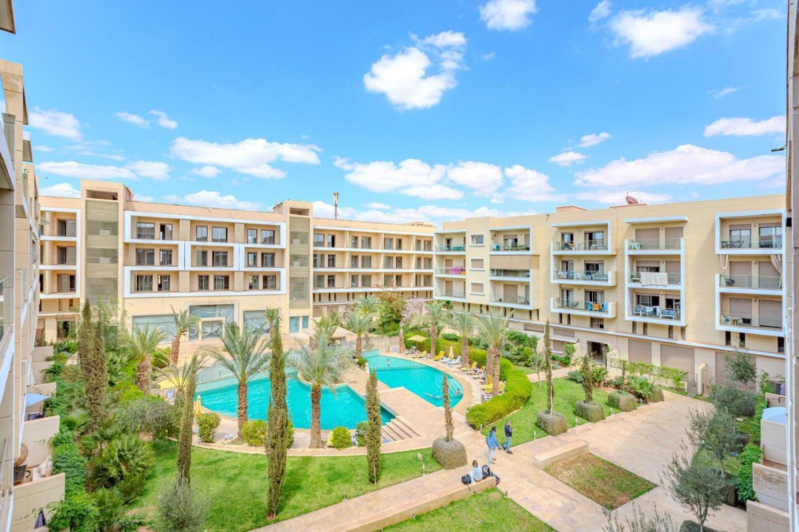 Royal Deluxe Gold - Marrakech, Luxe Pool View Apartment มาร์ราเกช ภายนอก รูปภาพ